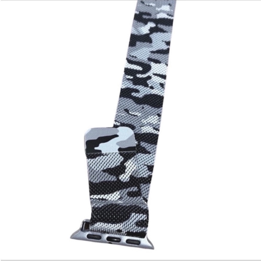 Camo Metal Magnetic Apple Watch Band Size 38mm